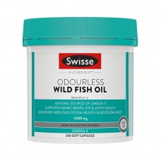Swisse 斯维诗 无腥味野生深海鱼油1,000mg 200粒